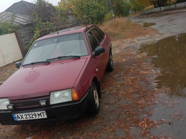 Красный ВАЗ 2109, объемом двигателя 1.3 л и пробегом 170 тыс. км за 1400 $, фото 1 на Automoto.ua