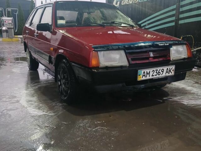 Красный ВАЗ 2109, объемом двигателя 1.5 л и пробегом 300 тыс. км за 655 $, фото 1 на Automoto.ua