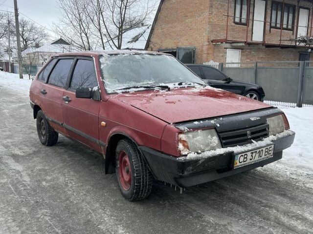 Красный ВАЗ 2109, объемом двигателя 1.3 л и пробегом 222 тыс. км за 450 $, фото 1 на Automoto.ua