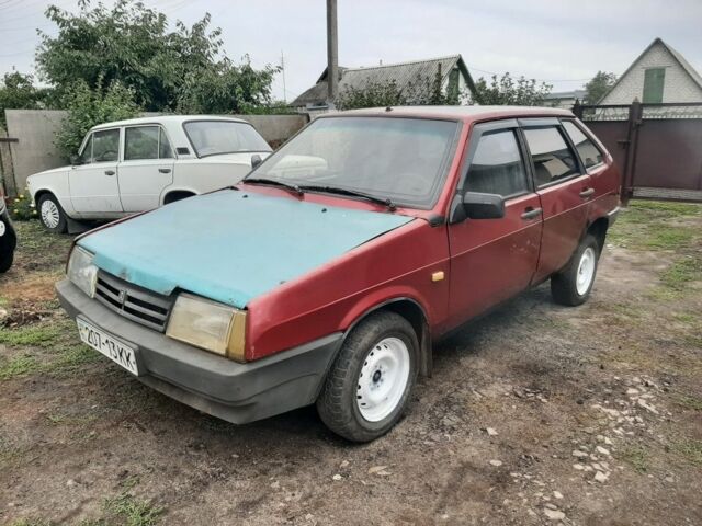 Червоний ВАЗ 2109, об'ємом двигуна 1.5 л та пробігом 55 тис. км за 345 $, фото 1 на Automoto.ua