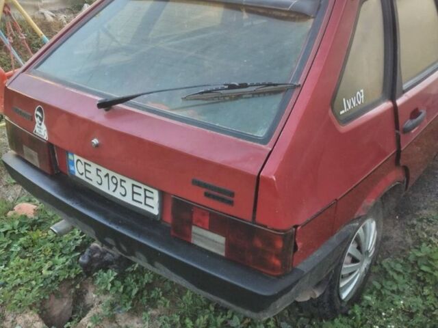 Красный ВАЗ 2109, объемом двигателя 1.3 л и пробегом 98 тыс. км за 430 $, фото 1 на Automoto.ua