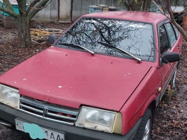 Красный ВАЗ 2109, объемом двигателя 0 л и пробегом 158 тыс. км за 807 $, фото 1 на Automoto.ua