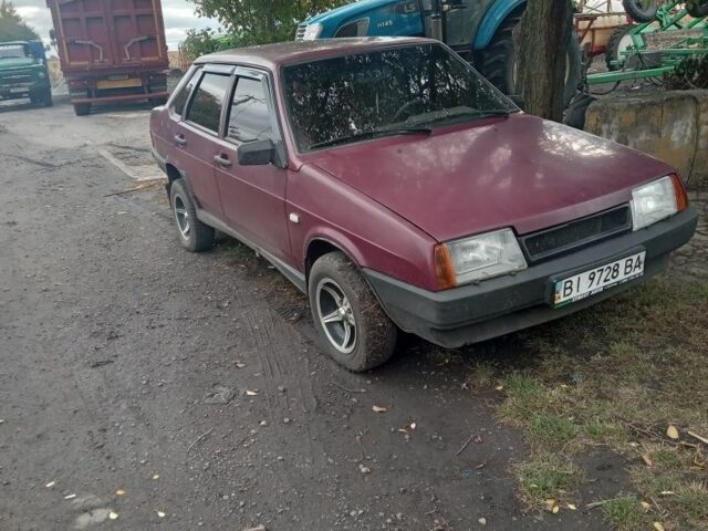 Красный ВАЗ 2109, объемом двигателя 0 л и пробегом 93 тыс. км за 1500 $, фото 1 на Automoto.ua
