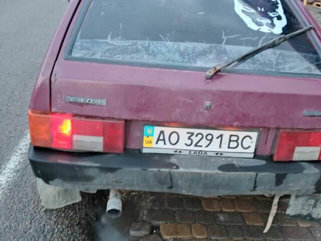 Красный ВАЗ 2109, объемом двигателя 1 л и пробегом 3 тыс. км за 500 $, фото 1 на Automoto.ua