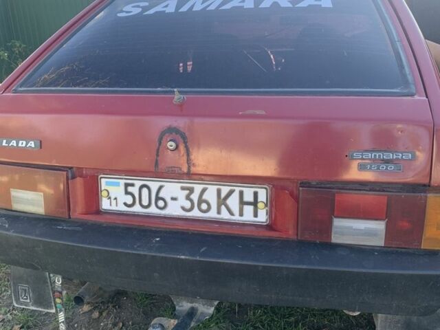 Червоний ВАЗ 2109, об'ємом двигуна 1.5 л та пробігом 230 тис. км за 200 $, фото 1 на Automoto.ua