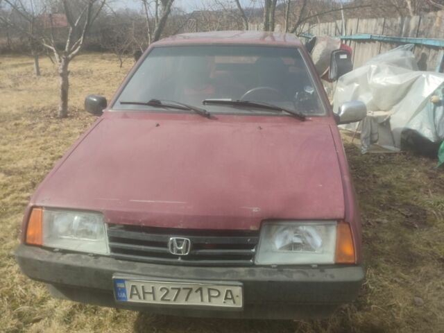 Красный ВАЗ 2109, объемом двигателя 1.5 л и пробегом 200 тыс. км за 650 $, фото 1 на Automoto.ua