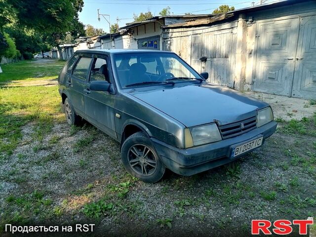 Серый ВАЗ 2109, объемом двигателя 1.5 л и пробегом 200 тыс. км за 600 $, фото 1 на Automoto.ua