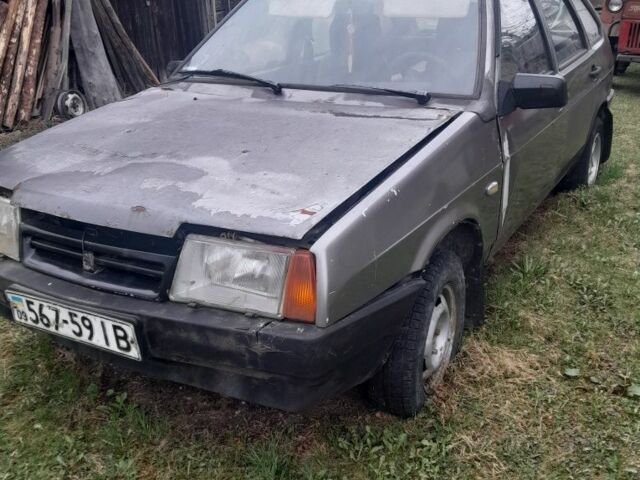 Серый ВАЗ 2109, объемом двигателя 1 л и пробегом 134 тыс. км за 356 $, фото 1 на Automoto.ua