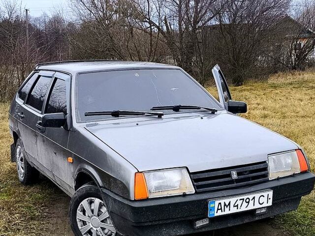 Серый ВАЗ 2109, объемом двигателя 1.5 л и пробегом 140 тыс. км за 950 $, фото 1 на Automoto.ua