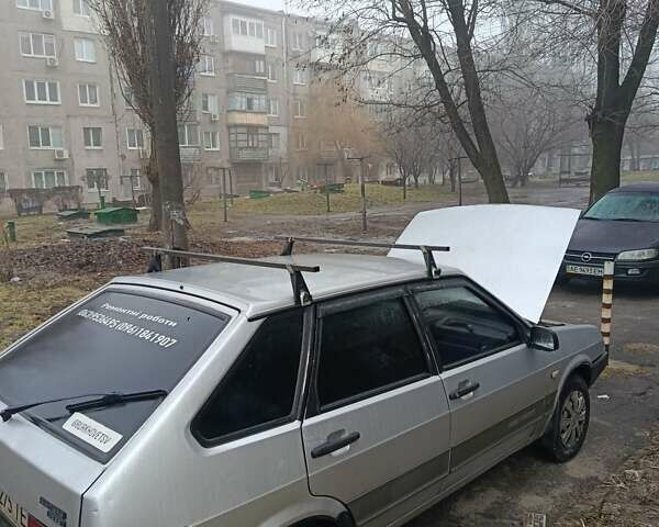 Серый ВАЗ 2109, объемом двигателя 1.5 л и пробегом 269 тыс. км за 1100 $, фото 1 на Automoto.ua