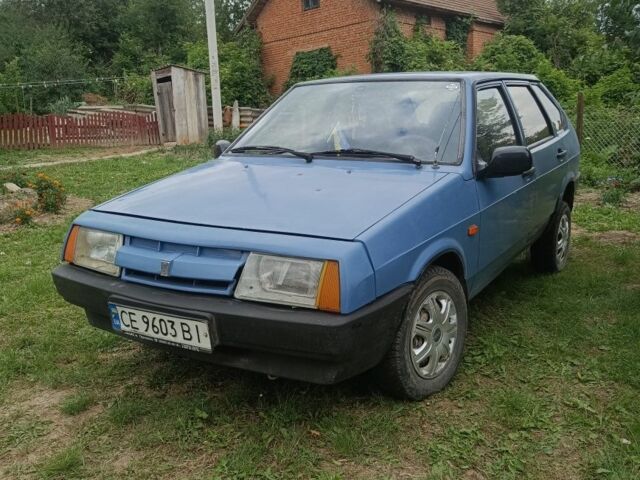 Синий ВАЗ 2109, объемом двигателя 1.3 л и пробегом 1 тыс. км за 550 $, фото 1 на Automoto.ua