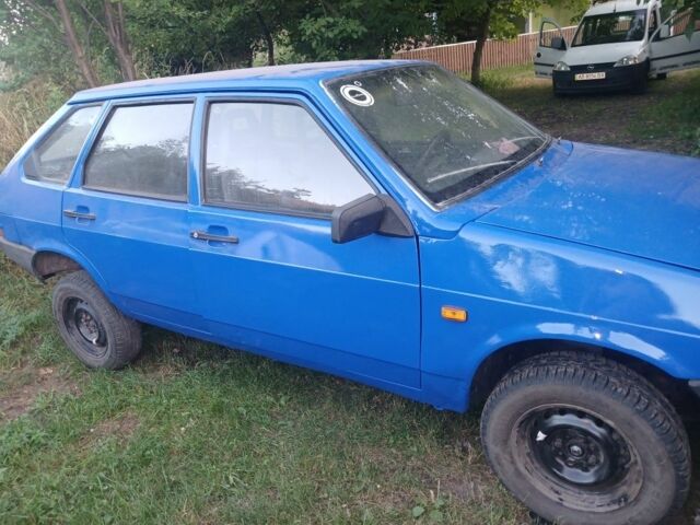 Синий ВАЗ 2109, объемом двигателя 3 л и пробегом 100 тыс. км за 897 $, фото 1 на Automoto.ua