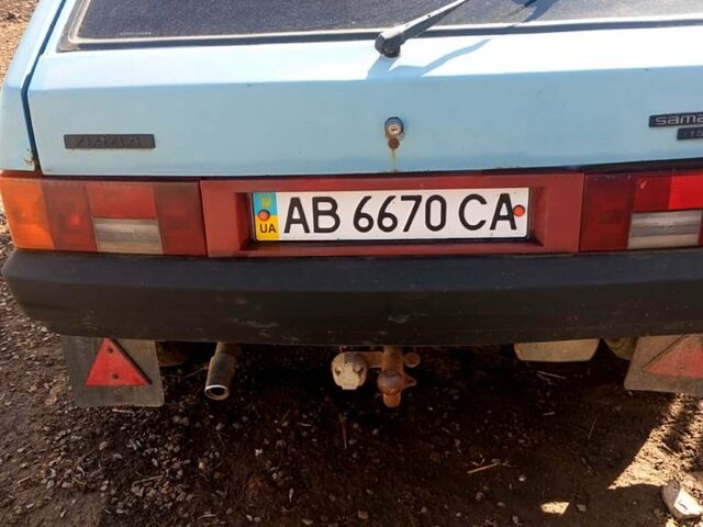 Синий ВАЗ 2109, объемом двигателя 1.5 л и пробегом 100 тыс. км за 600 $, фото 1 на Automoto.ua