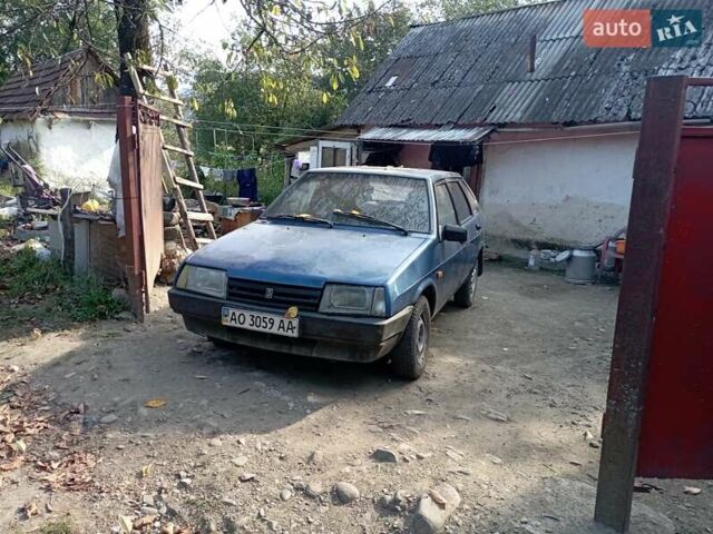 Синий ВАЗ 2109, объемом двигателя 1.3 л и пробегом 900 тыс. км за 599 $, фото 1 на Automoto.ua
