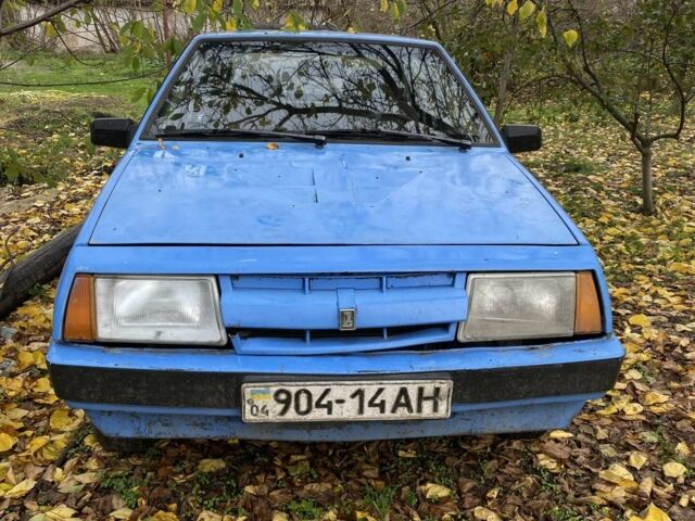 Синий ВАЗ 2109, объемом двигателя 1.3 л и пробегом 200 тыс. км за 1200 $, фото 1 на Automoto.ua