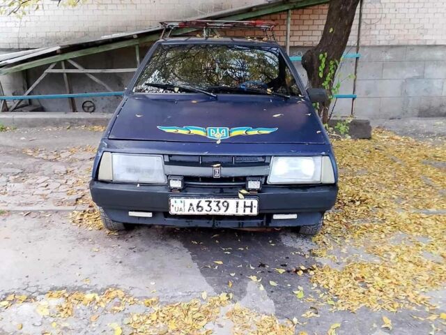 Синий ВАЗ 2109, объемом двигателя 1.5 л и пробегом 87 тыс. км за 500 $, фото 1 на Automoto.ua