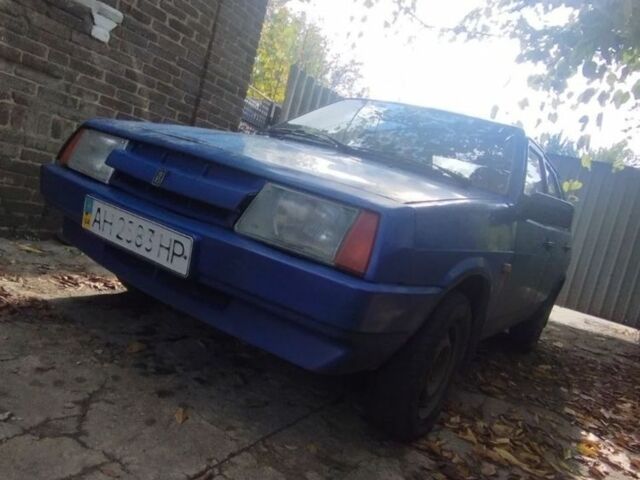 Синий ВАЗ 2109, объемом двигателя 1.3 л и пробегом 100 тыс. км за 666 $, фото 1 на Automoto.ua