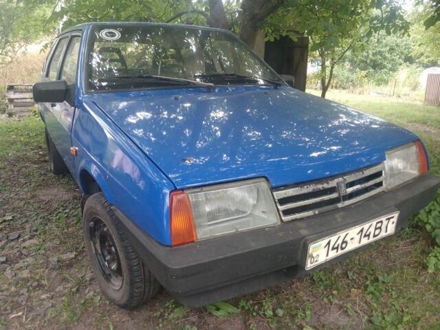 Синій ВАЗ 2109, об'ємом двигуна 3 л та пробігом 100 тис. км за 853 $, фото 1 на Automoto.ua
