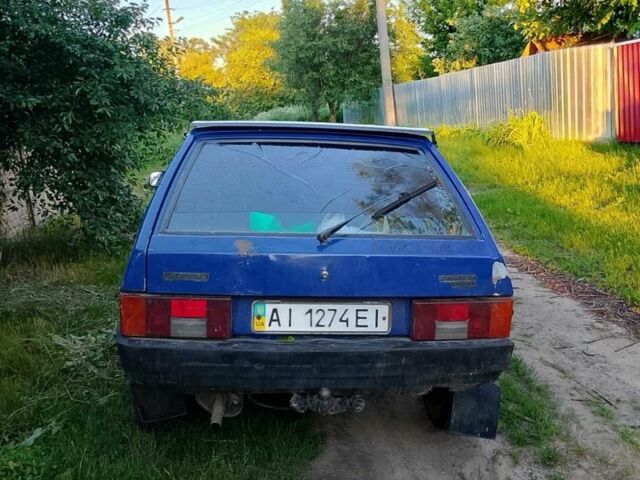 Синий ВАЗ 2109, объемом двигателя 1.5 л и пробегом 400 тыс. км за 491 $, фото 1 на Automoto.ua