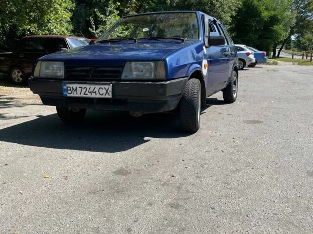 Синий ВАЗ 2109, объемом двигателя 1.3 л и пробегом 3 тыс. км за 950 $, фото 1 на Automoto.ua