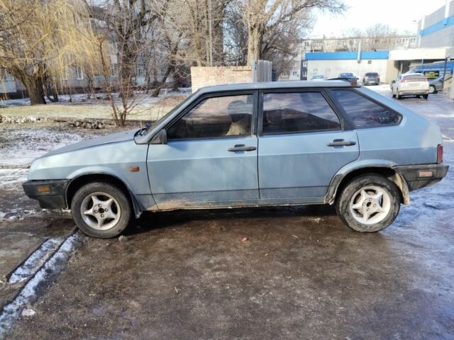 Синий ВАЗ 2109, объемом двигателя 1.5 л и пробегом 222 тыс. км за 651 $, фото 1 на Automoto.ua