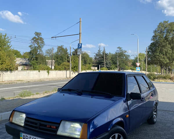 Синий ВАЗ 2109, объемом двигателя 1.29 л и пробегом 96 тыс. км за 800 $, фото 1 на Automoto.ua