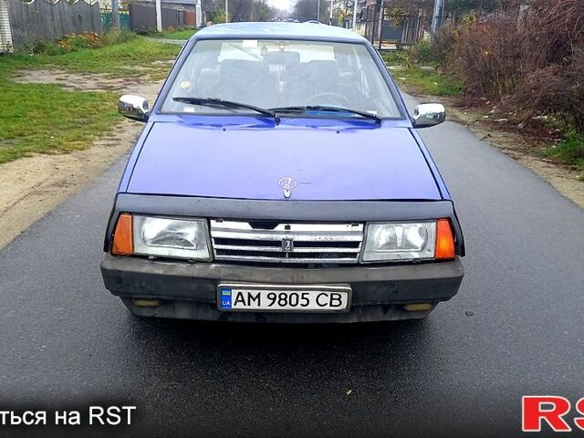 Синій ВАЗ 2109, об'ємом двигуна 1.5 л та пробігом 200 тис. км за 800 $, фото 1 на Automoto.ua