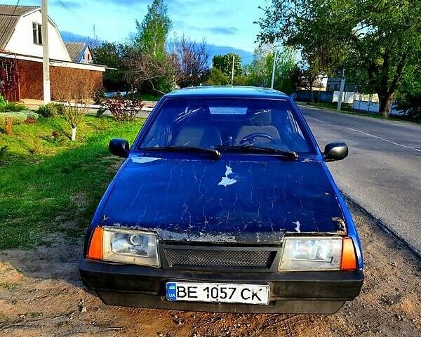 Синий ВАЗ 2109, объемом двигателя 1.6 л и пробегом 130 тыс. км за 730 $, фото 1 на Automoto.ua