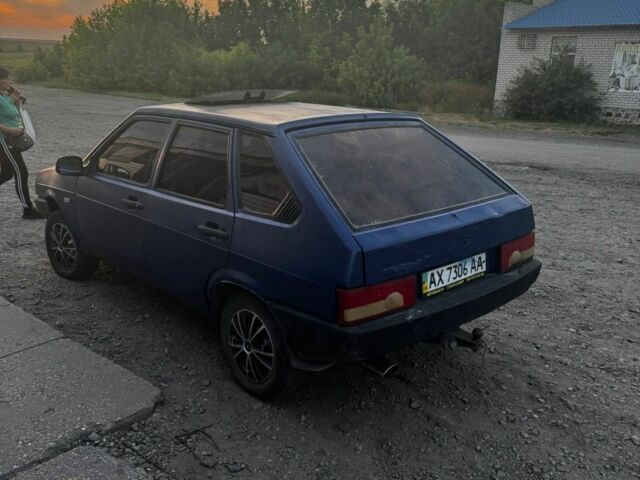 Синий ВАЗ 2109, объемом двигателя 1 л и пробегом 240 тыс. км за 548 $, фото 1 на Automoto.ua