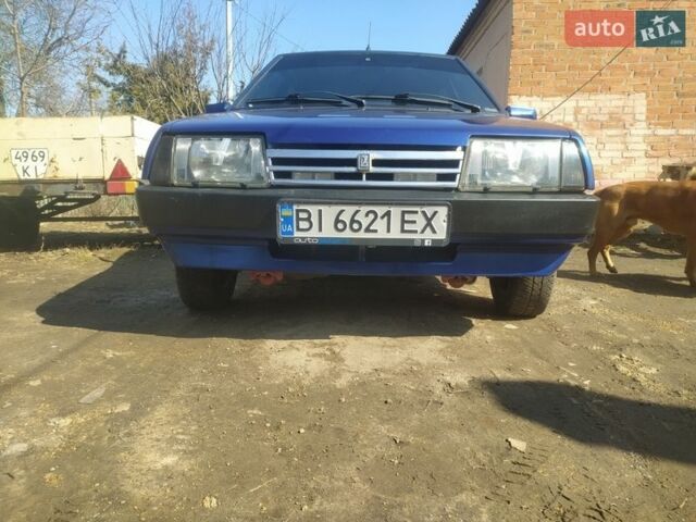 Синий ВАЗ 2109, объемом двигателя 1.5 л и пробегом 207 тыс. км за 1650 $, фото 1 на Automoto.ua