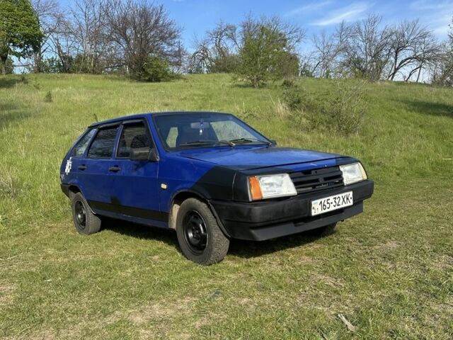 Синий ВАЗ 2109, объемом двигателя 1.5 л и пробегом 82 тыс. км за 732 $, фото 1 на Automoto.ua