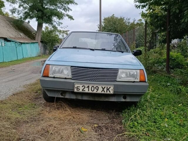 Синий ВАЗ 2109, объемом двигателя 1.3 л и пробегом 150 тыс. км за 642 $, фото 1 на Automoto.ua