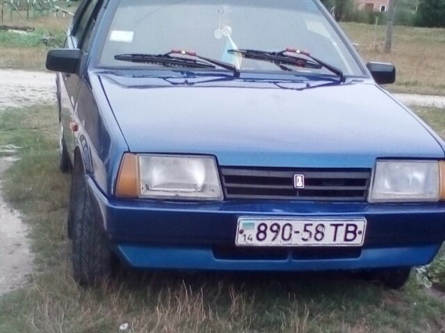 Синий ВАЗ 2109, объемом двигателя 1.5 л и пробегом 60 тыс. км за 502 $, фото 1 на Automoto.ua