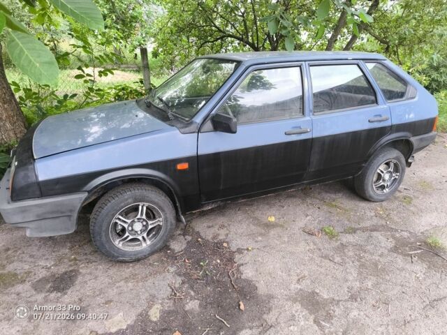 Синий ВАЗ 2109, объемом двигателя 1 л и пробегом 1000 тыс. км за 790 $, фото 1 на Automoto.ua