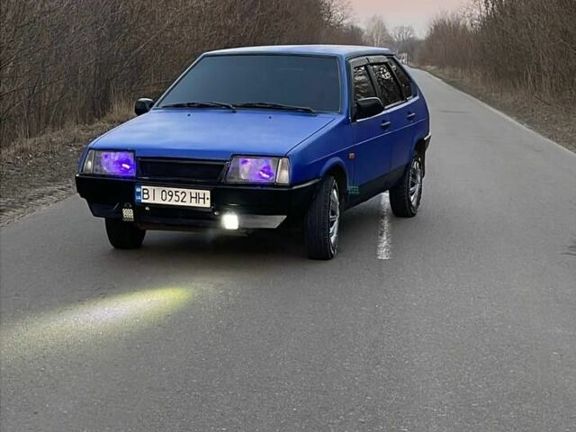 Синій ВАЗ 2109, об'ємом двигуна 1.3 л та пробігом 21 тис. км за 1000 $, фото 1 на Automoto.ua