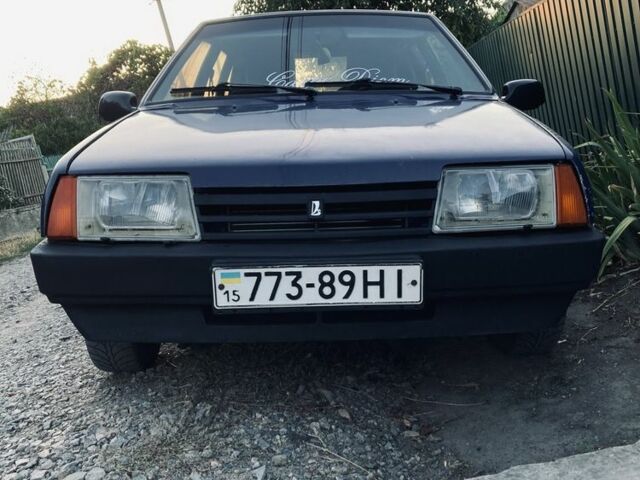 Синій ВАЗ 2109, об'ємом двигуна 1.5 л та пробігом 3 тис. км за 1000 $, фото 1 на Automoto.ua