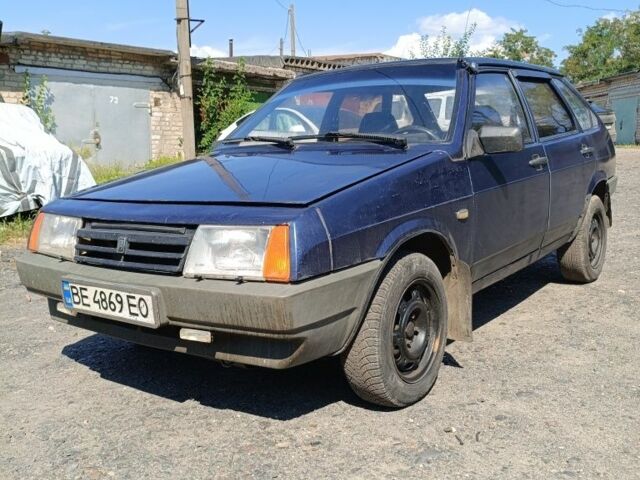 Синий ВАЗ 2109, объемом двигателя 1.3 л и пробегом 100 тыс. км за 786 $, фото 1 на Automoto.ua
