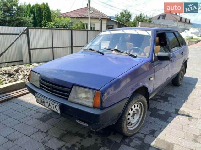 Синий ВАЗ 2109, объемом двигателя 1.5 л и пробегом 200 тыс. км за 650 $, фото 1 на Automoto.ua