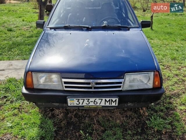 Синий ВАЗ 2109, объемом двигателя 1.5 л и пробегом 199 тыс. км за 1100 $, фото 1 на Automoto.ua