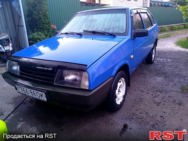 Синий ВАЗ 2109, объемом двигателя 1.3 л и пробегом 123 тыс. км за 750 $, фото 1 на Automoto.ua