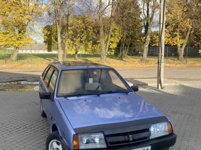 Синий ВАЗ 2109, объемом двигателя 1.3 л и пробегом 220 тыс. км за 400 $, фото 1 на Automoto.ua