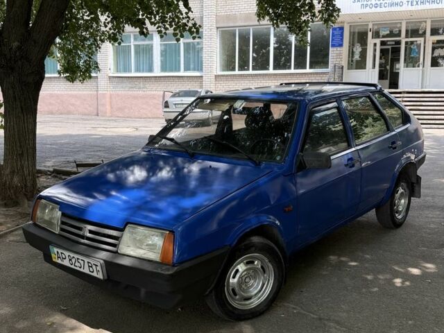 Синий ВАЗ 2109, объемом двигателя 1.3 л и пробегом 400 тыс. км за 404 $, фото 1 на Automoto.ua