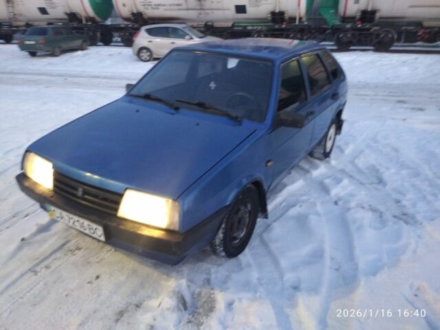 Синій ВАЗ 2109, об'ємом двигуна 1.3 л та пробігом 24 тис. км за 1000 $, фото 1 на Automoto.ua