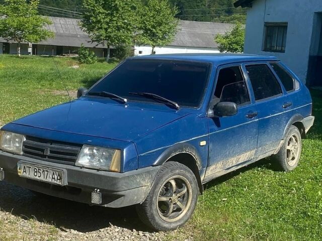 Синій ВАЗ 2109, об'ємом двигуна 1.3 л та пробігом 123 тис. км за 1000 $, фото 1 на Automoto.ua