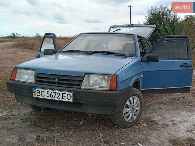 Синій ВАЗ 2109, об'ємом двигуна 1.3 л та пробігом 83 тис. км за 400 $, фото 1 на Automoto.ua