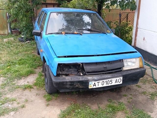 Синій ВАЗ 2109, об'ємом двигуна 1.3 л та пробігом 40 тис. км за 300 $, фото 1 на Automoto.ua