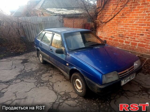 Синий ВАЗ 2109, объемом двигателя 1.5 л и пробегом 200 тыс. км за 400 $, фото 1 на Automoto.ua