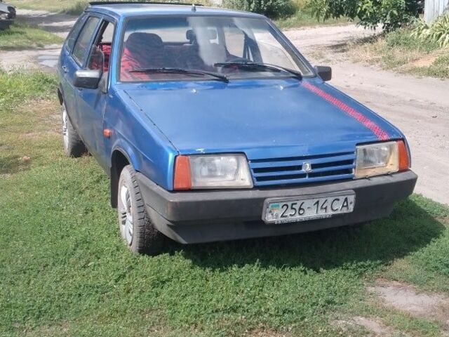 Синий ВАЗ 2109, объемом двигателя 1.3 л и пробегом 100 тыс. км за 805 $, фото 1 на Automoto.ua