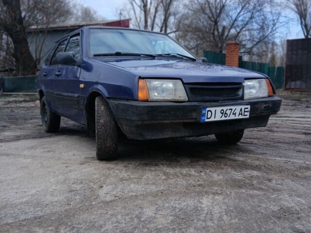 Синій ВАЗ 2109, об'ємом двигуна 1.5 л та пробігом 197 тис. км за 900 $, фото 1 на Automoto.ua