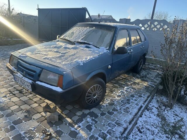 Синій ВАЗ 2109, об'ємом двигуна 1.3 л та пробігом 42 тис. км за 1000 $, фото 1 на Automoto.ua